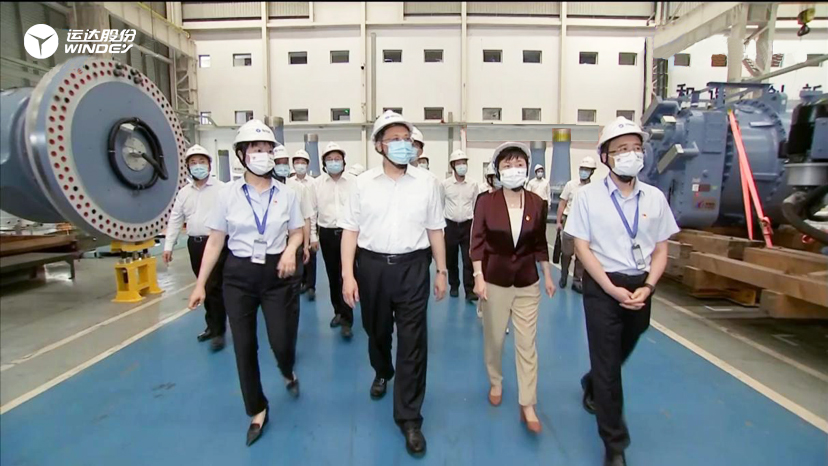 省委书记袁家军到运达股份杭州制造基地深入调研